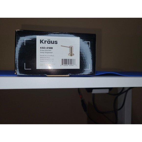 KRAUS KSD-41BB Brushed Brass Kitchen Bath Soap Dispenser - Picture 3 of 4